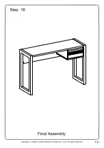 Preview for 22 page of Walker Edison DWASH1D Assembly Instructions Manual