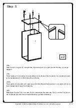 Preview for 13 page of Walker Edison GORH8G Assembly Instructions Manual