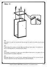 Preview for 16 page of Walker Edison GORH8G Assembly Instructions Manual