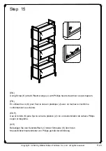 Preview for 23 page of Walker Edison GORH8G Assembly Instructions Manual