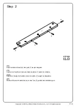 Предварительный просмотр 10 страницы Walker Edison HAMMF3F Assembly Instructions Manual