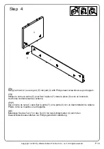 Предварительный просмотр 12 страницы Walker Edison HAMMF3F Assembly Instructions Manual