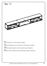 Предварительный просмотр 21 страницы Walker Edison HAMMF3F Assembly Instructions Manual