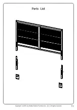 Предварительный просмотр 2 страницы Walker Edison HBQSL Assembly Instructions Manual