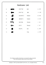 Предварительный просмотр 3 страницы Walker Edison HBQSL Assembly Instructions Manual