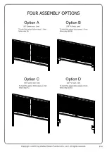 Предварительный просмотр 4 страницы Walker Edison HBQSL Assembly Instructions Manual