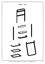 Предварительный просмотр 3 страницы Walker Edison HT72EAST Assembly Instructions Manual