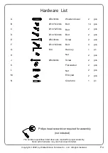 Предварительный просмотр 4 страницы Walker Edison HT72EAST Assembly Instructions Manual