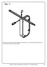 Предварительный просмотр 9 страницы Walker Edison HT72EAST Assembly Instructions Manual