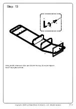 Предварительный просмотр 17 страницы Walker Edison HT72EAST Assembly Instructions Manual