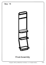 Предварительный просмотр 20 страницы Walker Edison HT72EAST Assembly Instructions Manual