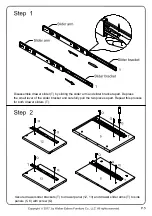 Предварительный просмотр 5 страницы Walker Edison HT72FIN Assembly Instructions Manual