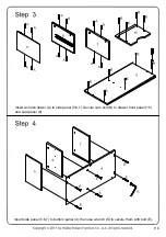 Предварительный просмотр 6 страницы Walker Edison HT72FIN Assembly Instructions Manual