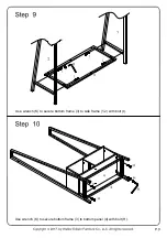 Предварительный просмотр 9 страницы Walker Edison HT72FIN Assembly Instructions Manual