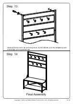 Preview for 10 page of Walker Edison HT72MW Assembly Instructions Manual