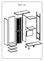 Preview for 3 page of Walker Edison HT72SLD Assembly Instructions Manual