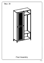 Preview for 24 page of Walker Edison HT72SLD Assembly Instructions Manual