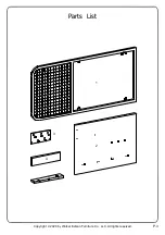 Предварительный просмотр 3 страницы Walker Edison HTX42LIA Assembly Instructions Manual