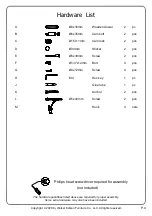 Предварительный просмотр 4 страницы Walker Edison HTX42LIA Assembly Instructions Manual