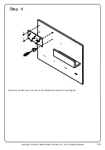 Предварительный просмотр 8 страницы Walker Edison HTX42LIA Assembly Instructions Manual