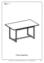 Preview for 12 page of Walker Edison IAND2D Assembly Instructions Manual