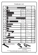 Preview for 4 page of Walker Edison ISLB5C Assembly Instructions Manual