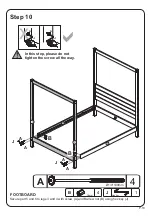 Preview for 10 page of Walker Edison ISLB5C Assembly Instructions Manual