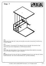 Preview for 17 page of Walker Edison JAHO42CD Assembly Instructions Manual