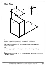 Preview for 20 page of Walker Edison JAHO42CD Assembly Instructions Manual