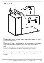 Preview for 21 page of Walker Edison JAHO42CD Assembly Instructions Manual