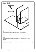 Preview for 30 page of Walker Edison JAHO42CD Assembly Instructions Manual