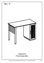 Preview for 41 page of Walker Edison JAHO42CD Assembly Instructions Manual