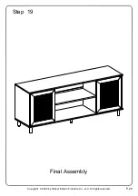 Предварительный просмотр 28 страницы Walker Edison JLLM2F Assembly Instructions Manual