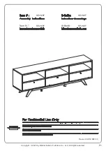 Walker Edison KELM3F Assembly Instructions Manual preview