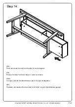 Предварительный просмотр 22 страницы Walker Edison KOCM9E Assembly Instructions Manual