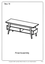 Предварительный просмотр 24 страницы Walker Edison KOCM9E Assembly Instructions Manual