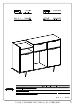 Walker Edison LCDK48BR Assembly Instructions Manual предпросмотр