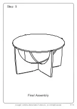 Предварительный просмотр 10 страницы Walker Edison LNAL1K Assembly Instructions Manual