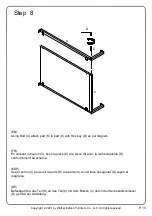 Preview for 13 page of Walker Edison MAYM9E Assembly Instructions Manual