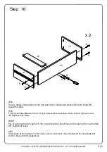 Preview for 25 page of Walker Edison Mid-Century AH52CMC Assembly Instructions Manual