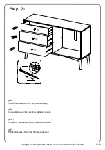 Preview for 30 page of Walker Edison Mid-Century AH52CMC Assembly Instructions Manual