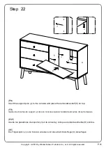 Preview for 31 page of Walker Edison Mid-Century AH52CMC Assembly Instructions Manual