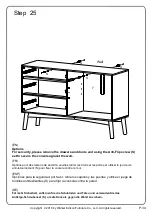 Preview for 34 page of Walker Edison Mid-Century AH52CMC Assembly Instructions Manual