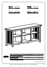 Preview for 1 page of Walker Edison MSET58CO Assembly Instructions Manual