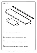 Preview for 10 page of Walker Edison MSET58CO Assembly Instructions Manual