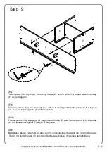 Preview for 18 page of Walker Edison MSET58CO Assembly Instructions Manual