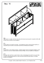 Preview for 24 page of Walker Edison MSET58CO Assembly Instructions Manual