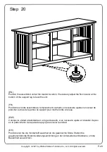 Preview for 29 page of Walker Edison MSET58CO Assembly Instructions Manual