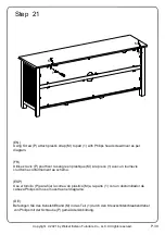 Preview for 30 page of Walker Edison MSET58CO Assembly Instructions Manual