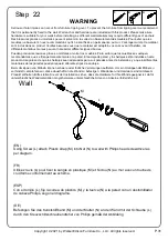 Preview for 31 page of Walker Edison MSET58CO Assembly Instructions Manual